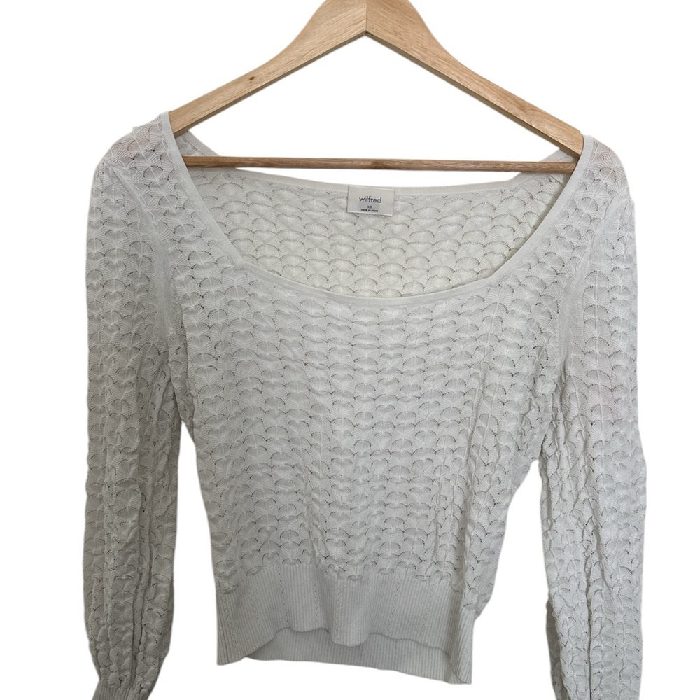Wild Fable Cream Knit Sweater